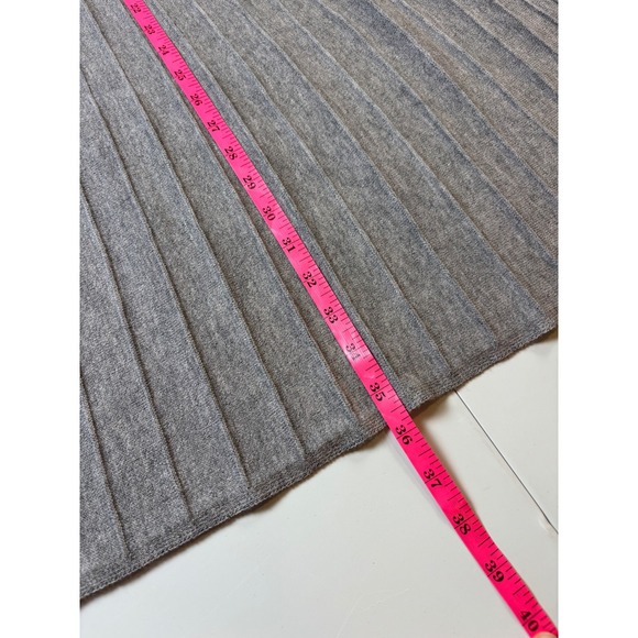 Eileen Fisher Petite Washable Wool Rib Release Pleat Dress Knit Midi Sz PP - Picture 5 of 7